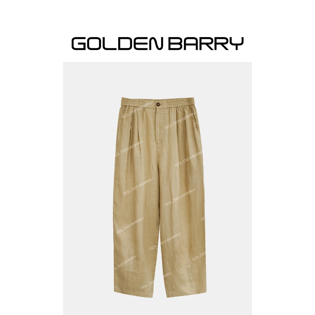 GOLDENBARRY【3.8专享】555069麻料阔腿裤