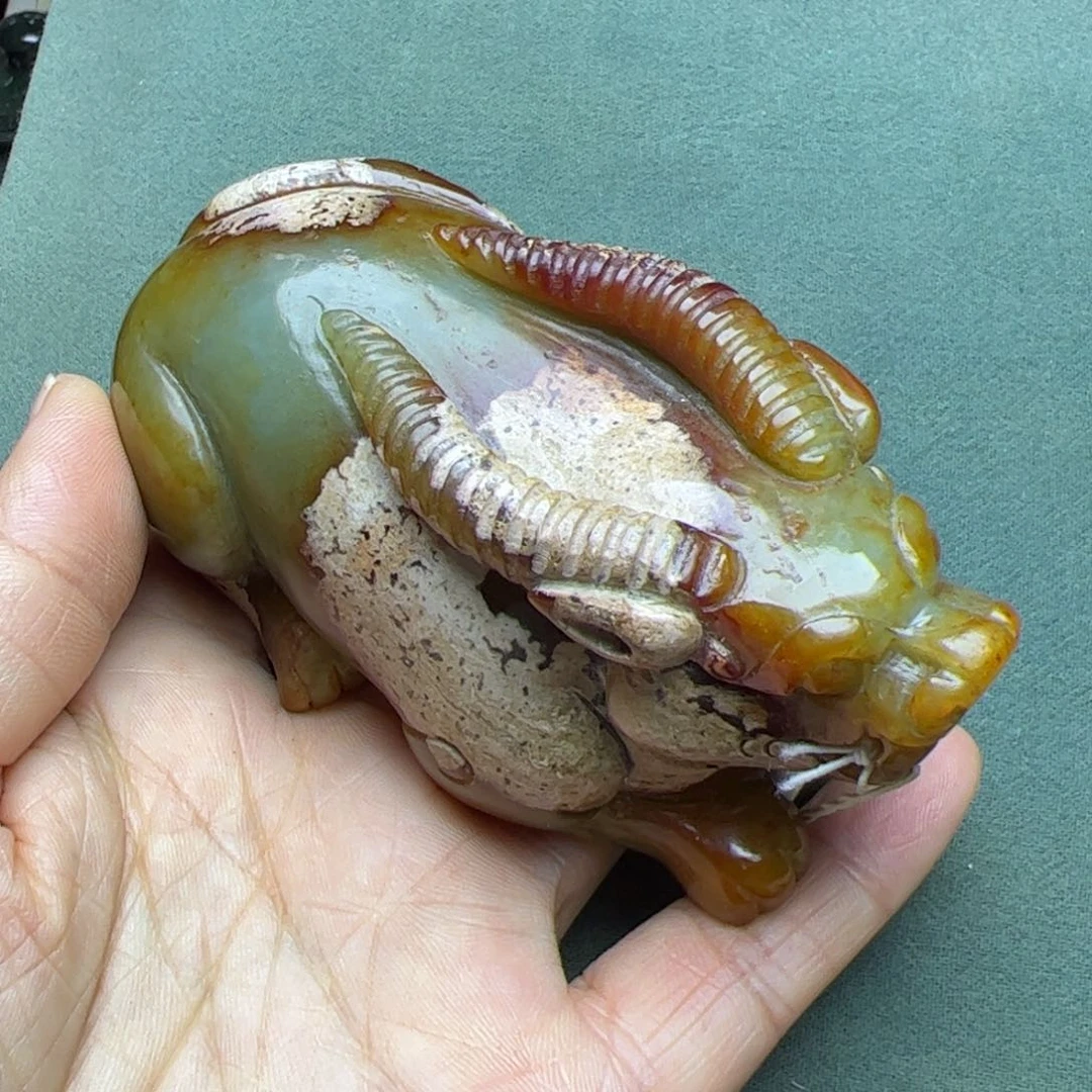 和田玉把件未镶嵌拙*