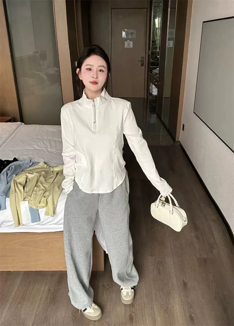 2025年春新款简单半拉长袖打底008