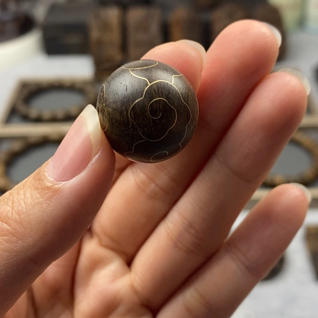 沉香手串甲*越南芽庄白棋楠