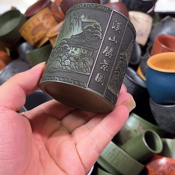 茶杯紫砂全手工紫砂主人杯