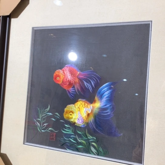 织绣苏绣挂画金玉满堂彩