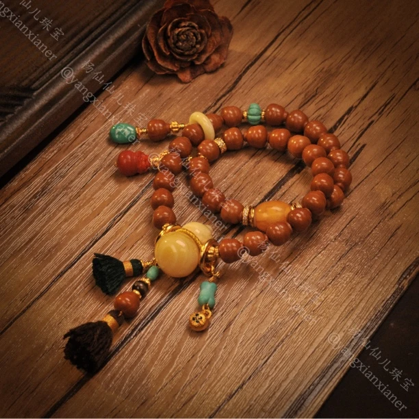 【杨仙仙珠宝】猴头核桃多宝手串- X4150 自发