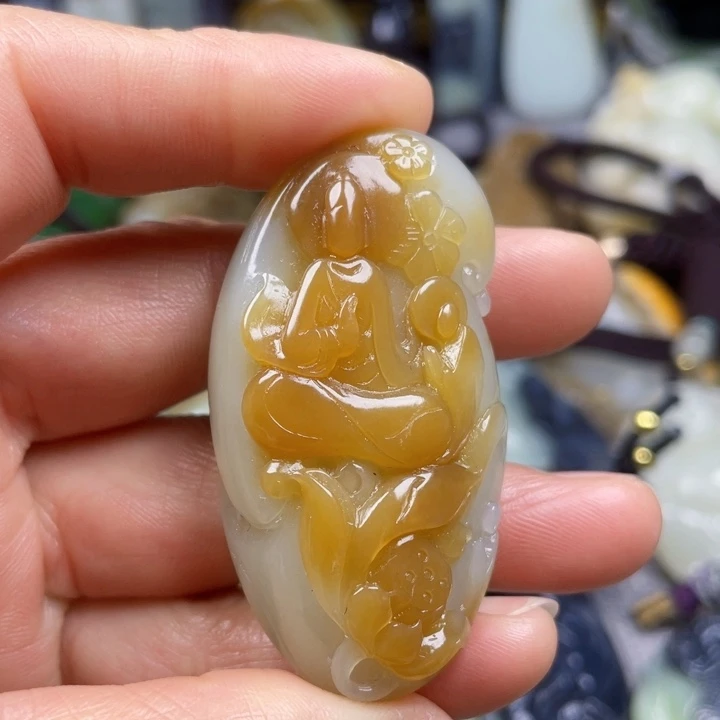 和田玉挂件未镶嵌