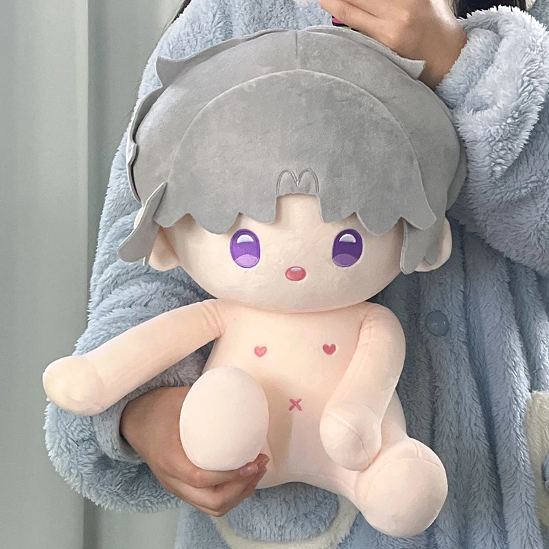 查理苏40cm棉花娃娃坐姿裸娃光与夜之恋萧逸陆沉同人公仔玩偶礼物