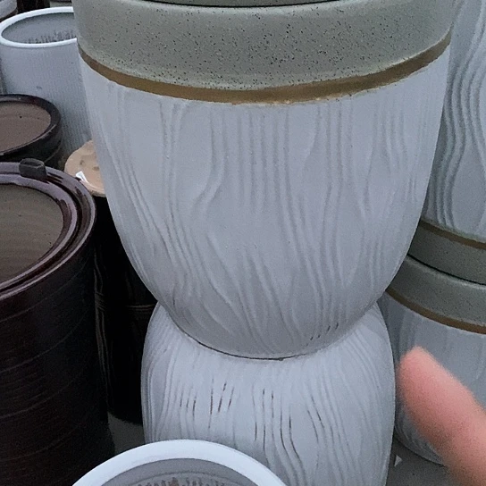 花盆水波纹特大口38高46