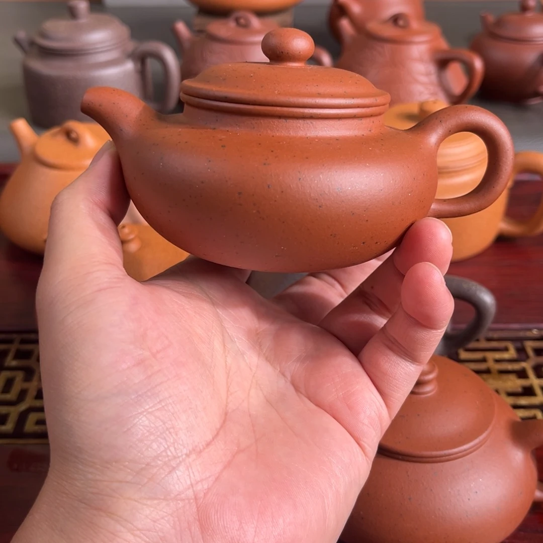 茶壶紫砂半手工制作仿古精工