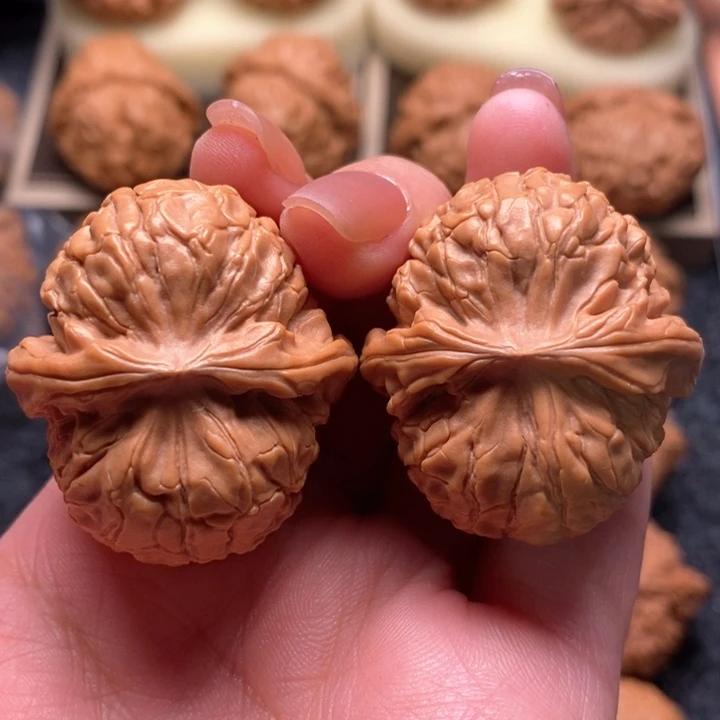 文玩核桃把件精品甲骨文35