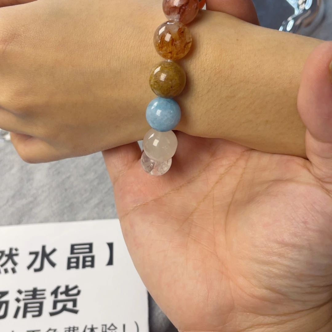 手链水晶银S925镶嵌