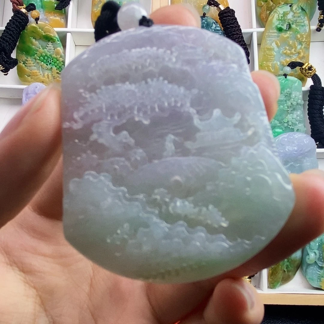 颈饰未镶嵌翡翠翡翠