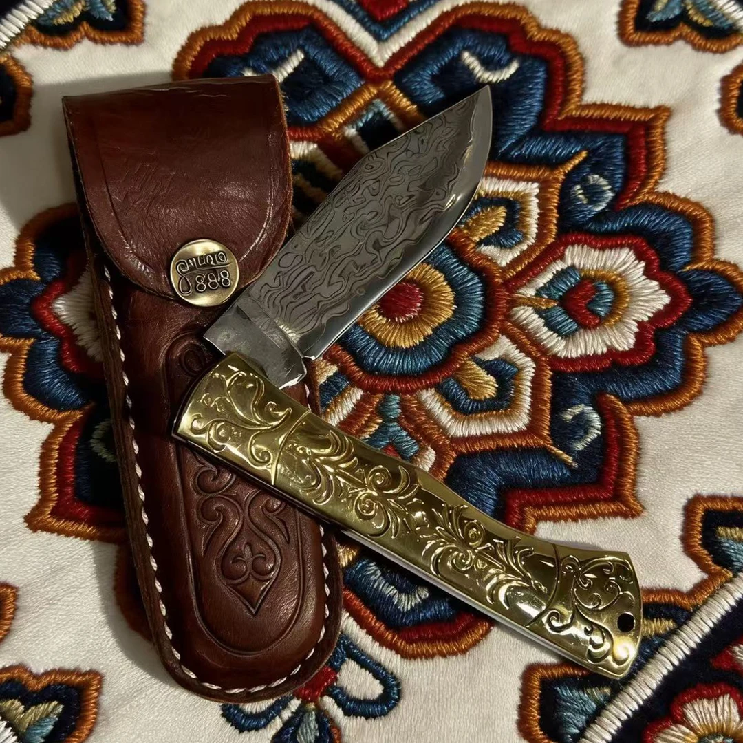 【英吉沙】福利款配刀鞘精美水果刀手把肉刀