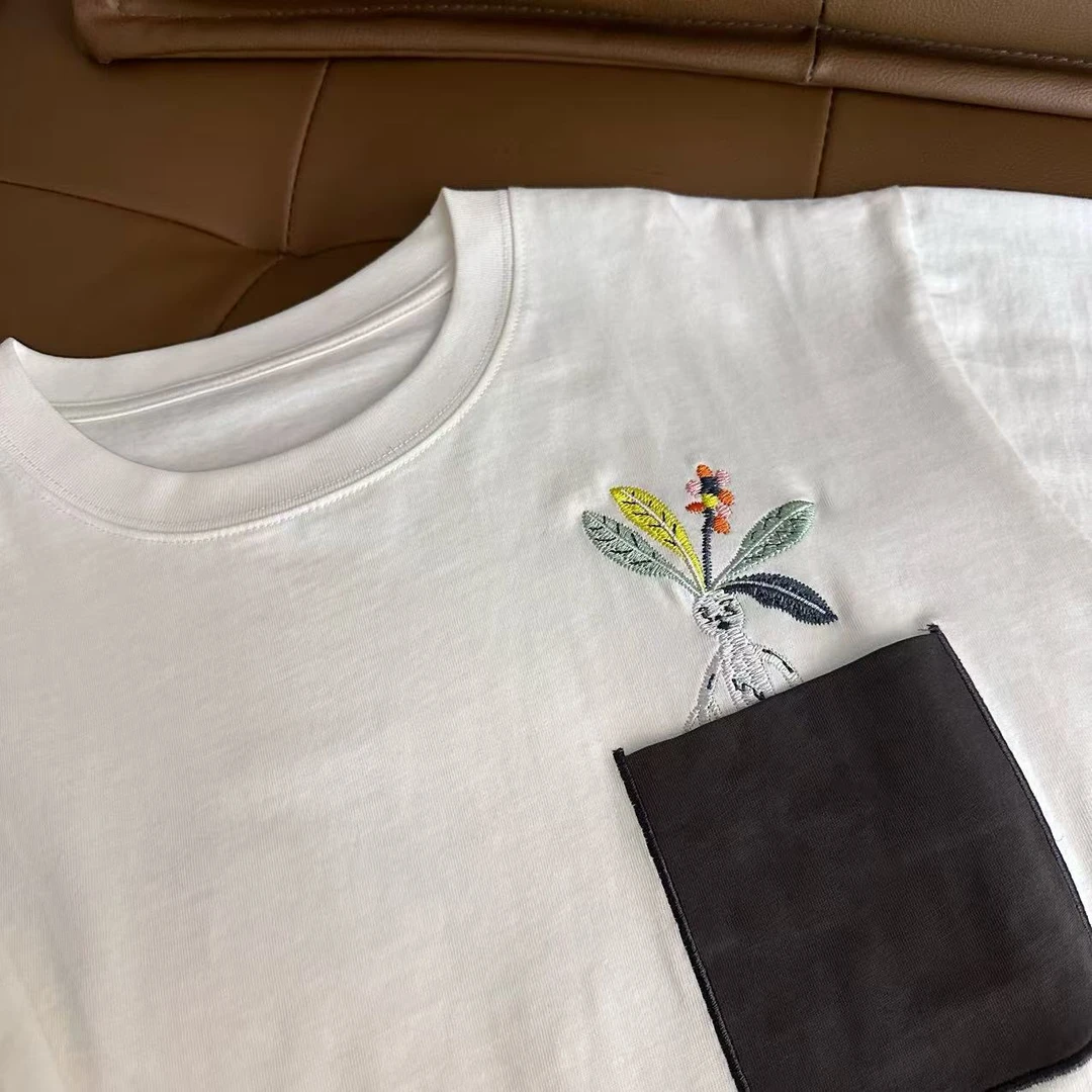 Millonthe【口袋人参】24s两色口袋人参宝宝男女同款290g短袖DATING