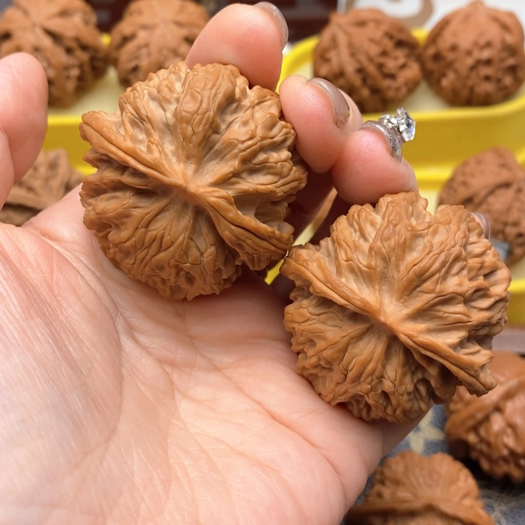 把件文玩核桃44尺全品苹果园