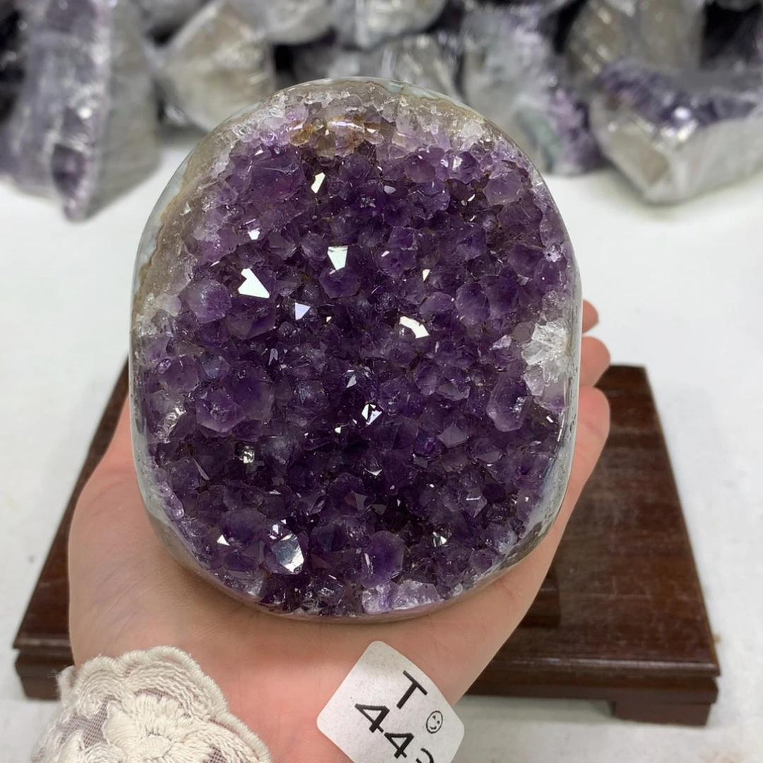 紫晶摆件未镶嵌水晶