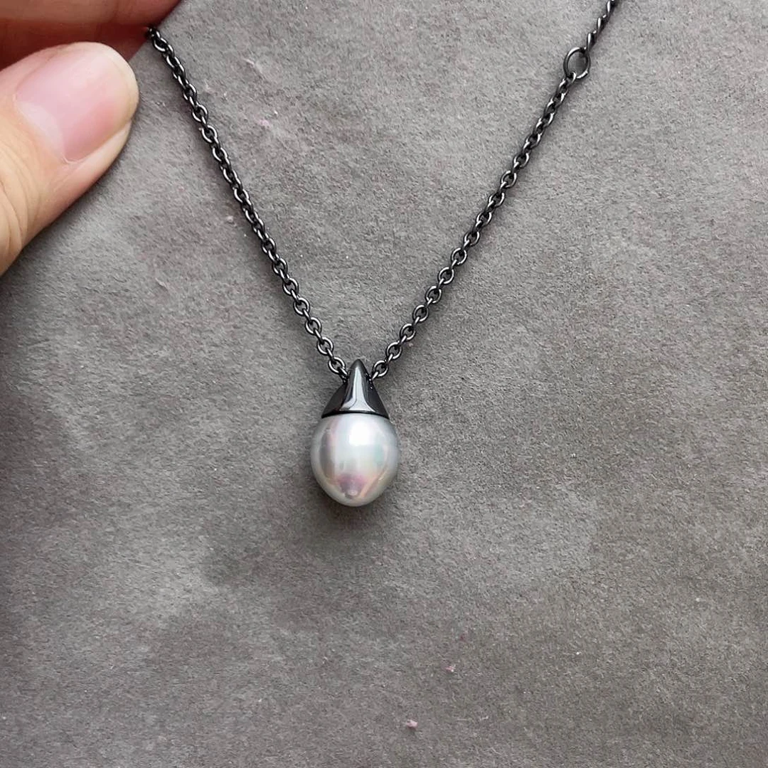 海水珍珠吊坠(赠链)银S925镶嵌