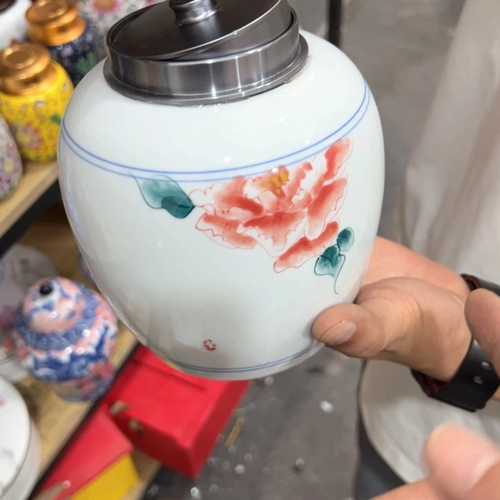 瑕疵福利品陶瓷茶叶罐