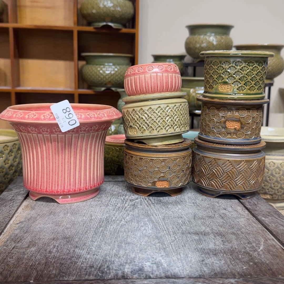 于***丢手工花盆 068 内口口径 10.5 cm