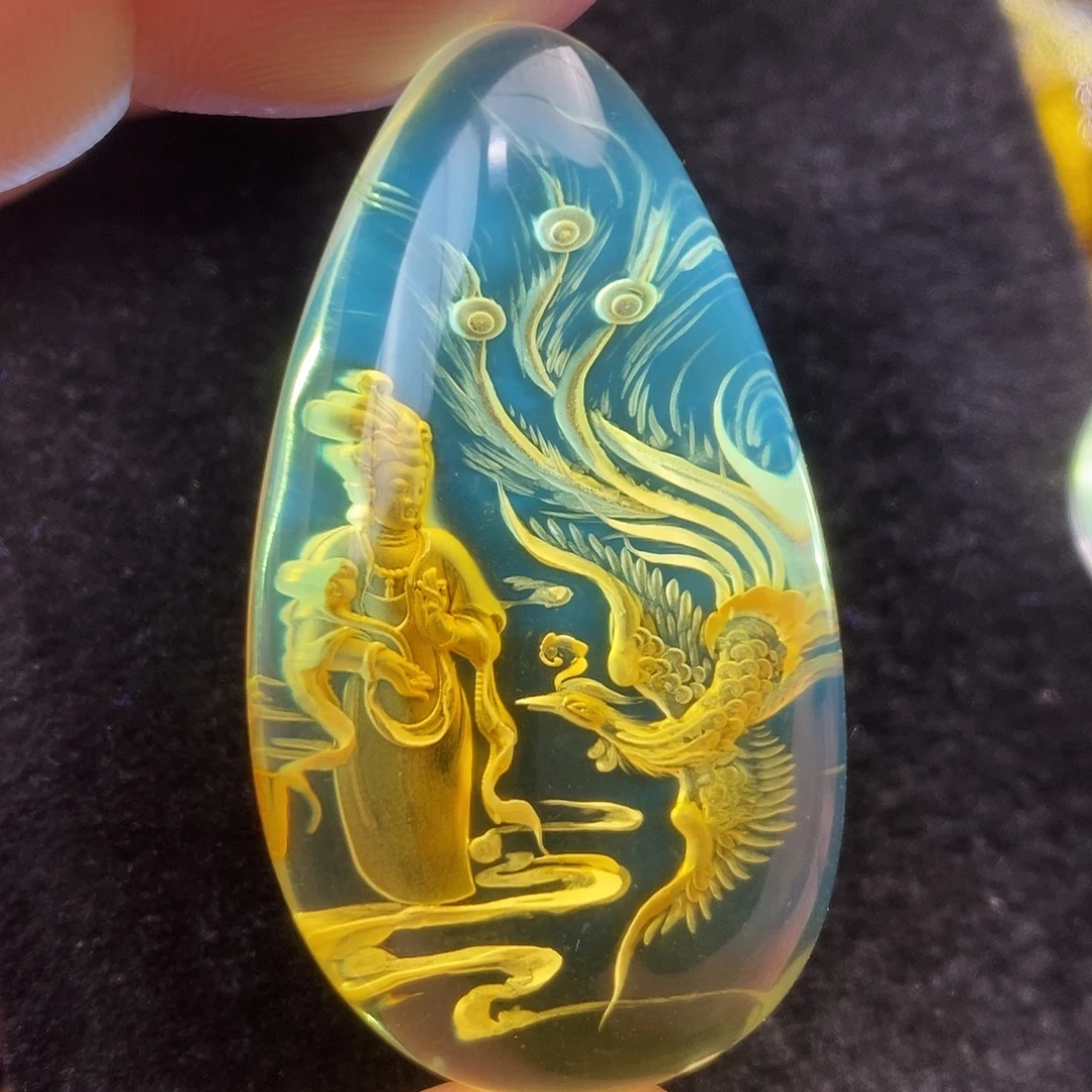 金珀未镶嵌吊坠(不含链)