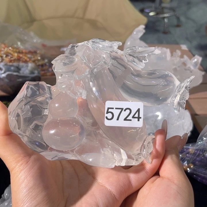 【闪购商品】未镶嵌大型摆件（非配饰）水晶心***?