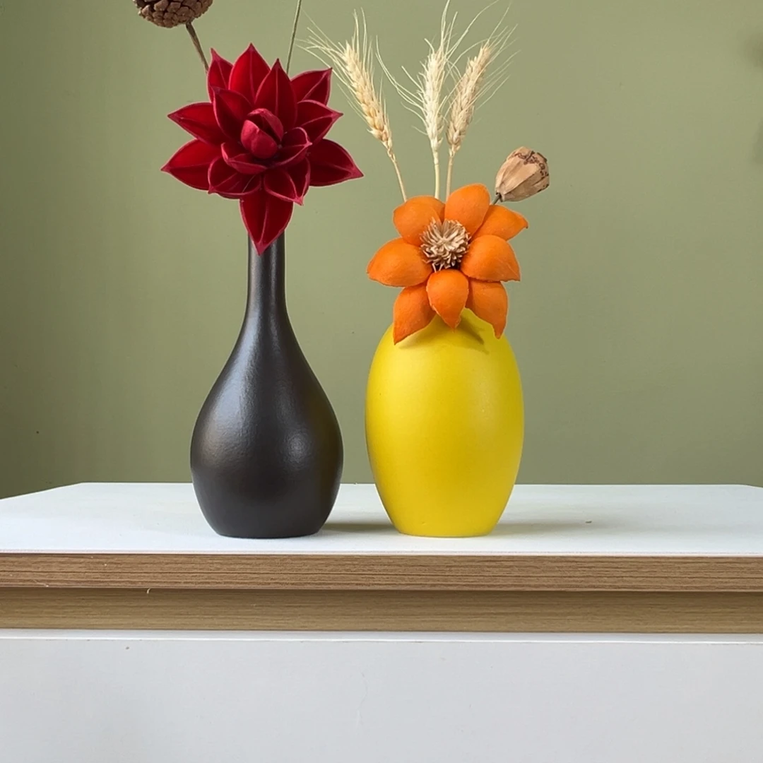 摆件花瓶带花高度20-30厘米左右