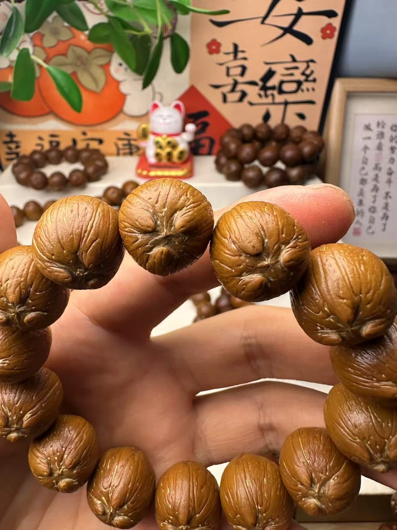 紫金招财鼠手串原皮原生态高货收藏款大加菲猫18尺 生日礼物