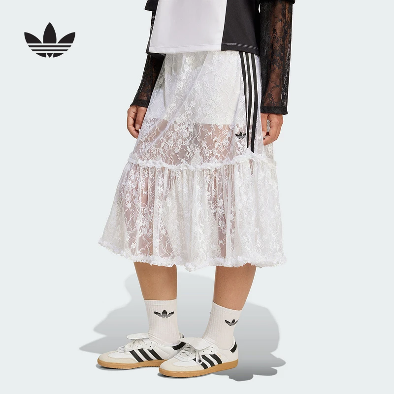 Adidas阿迪达斯三叶草女子运动休闲半身裙裙子KD2288