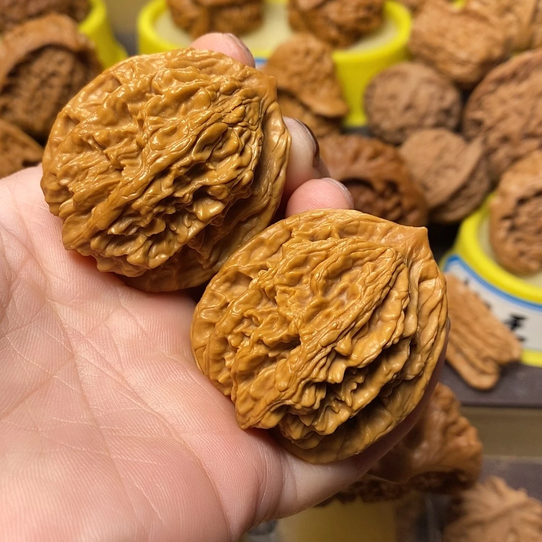 吊坠文玩核桃麦穗虎头