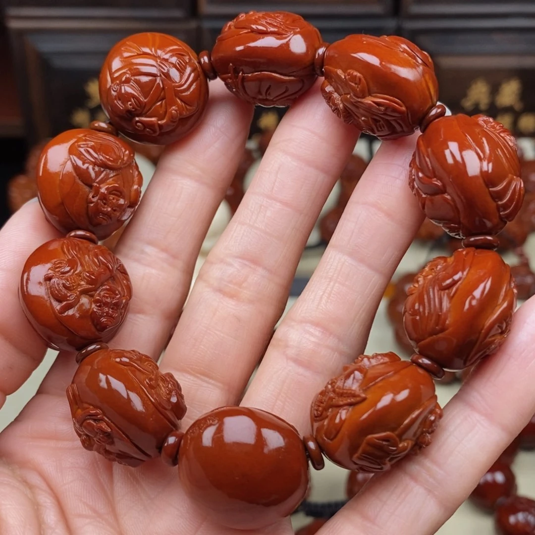 橄榄核吊坠?***疯十八罗汉