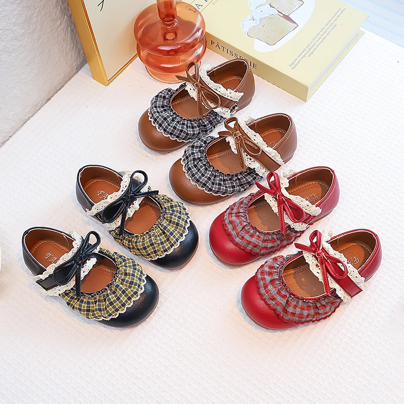女童公主鞋2025秋季新款复古玛丽珍儿童单鞋早秋时尚软底女童皮鞋
