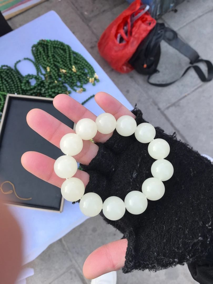 高清白山料手串卡16