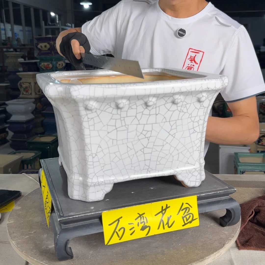 一风堂石湾花盆  内24*15缝隙