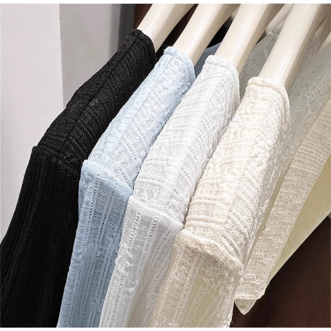 爆款衣提花吊带裙开衫外搭夏季长袖女薄款沙滩披肩搭配旗