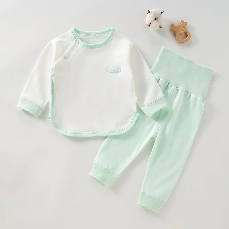 休闲韩版春秋居家秋衣裤长袖婴儿新生儿男女宝宝