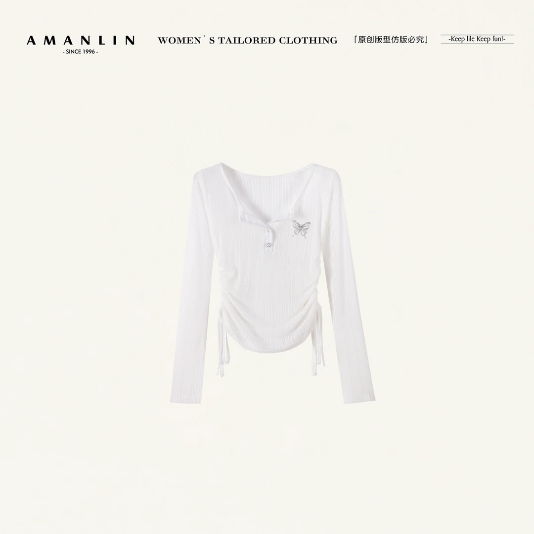 AMANLIN/阿谩琳欧若风上衣D598950