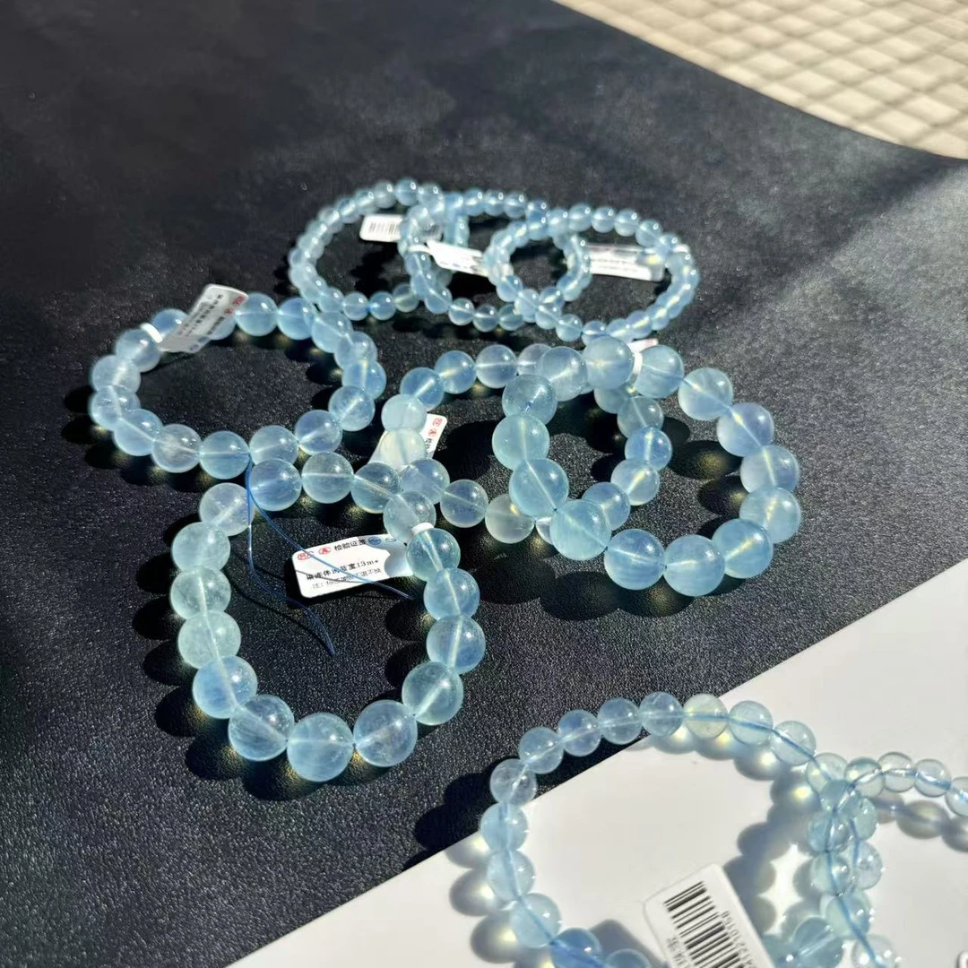 baby蓝海蓝宝手串（多样性发一）SYZB-092