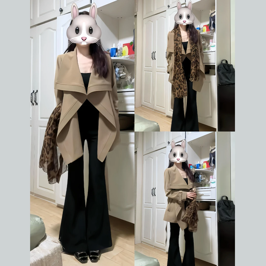 英伦风百搭洋气风衣外套女2025秋季新款小女爆款网红款高冷酷飒