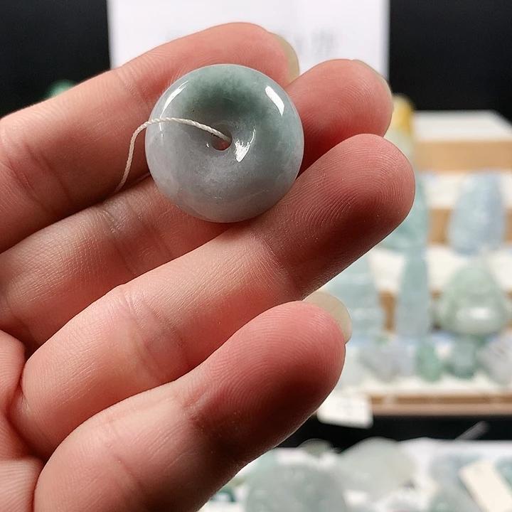 吊坠(不含链)未镶嵌翡翠63平安扣