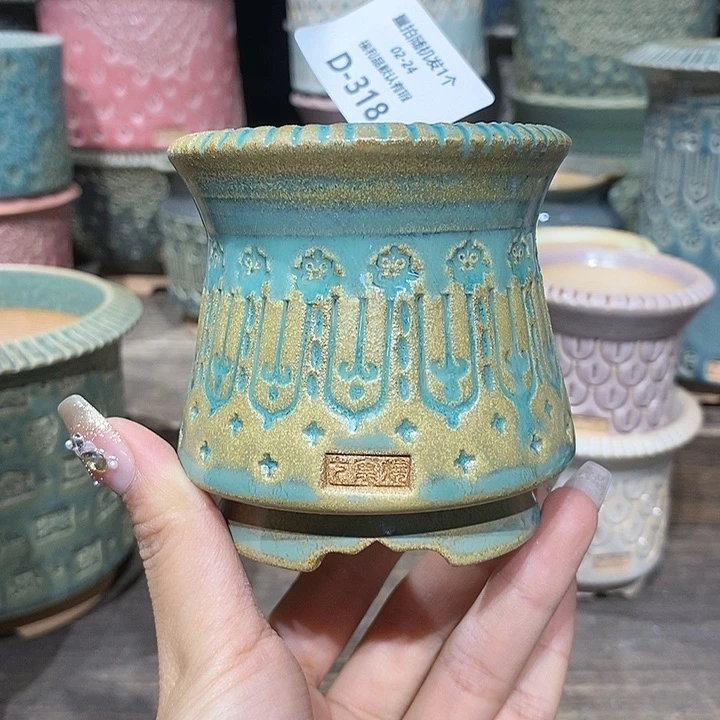 七里烧花盆2-24-318口径6