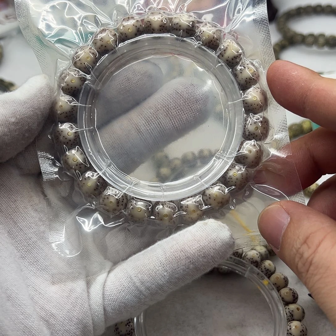 星月菩提手串10.5灰冰 月朗星稀  67