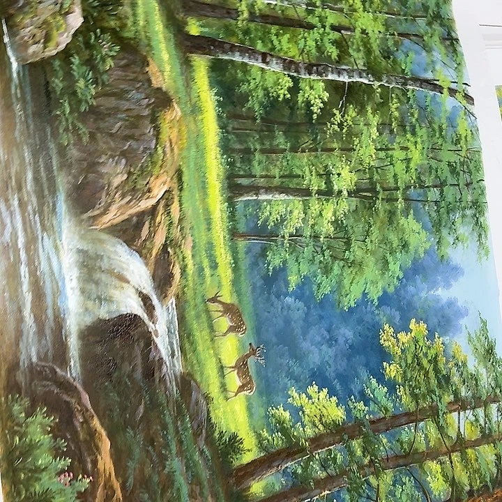 油画恭喜嘻嘻仔仔细细