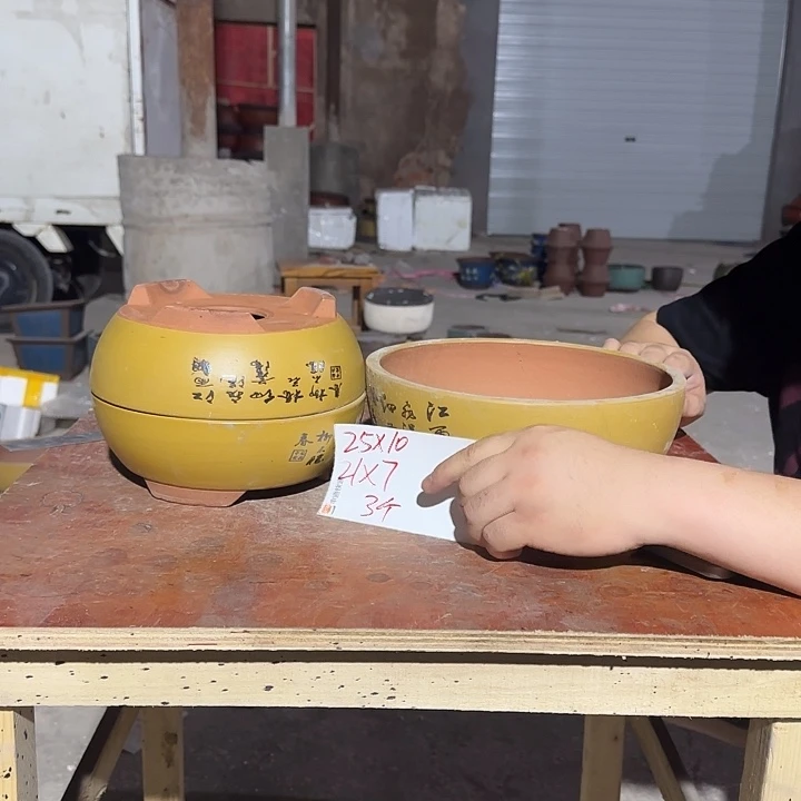 紫砂花盆紫砂花盆