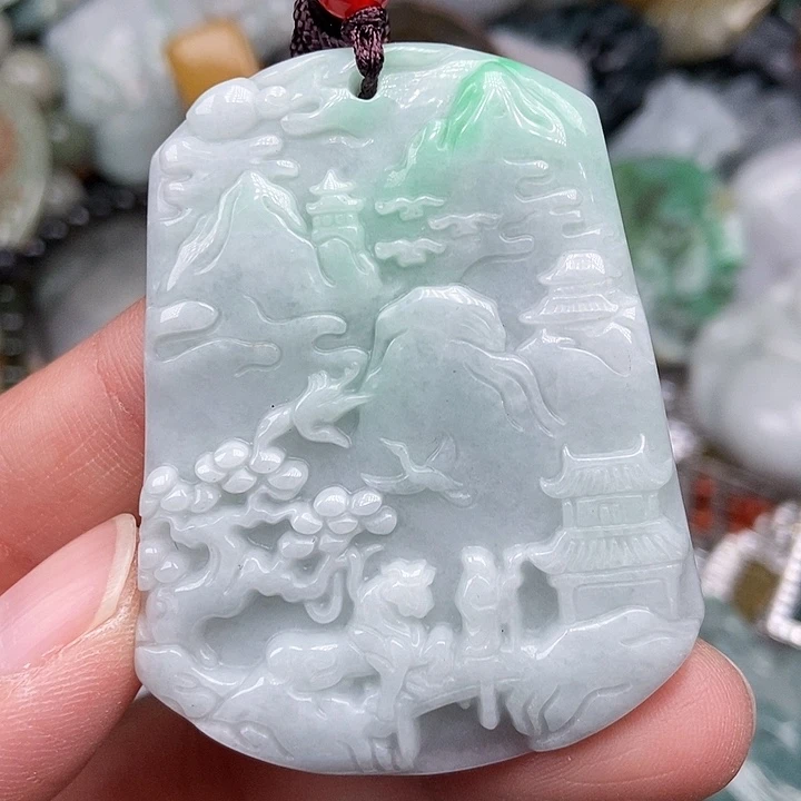 颈饰未镶嵌翡翠翡翠