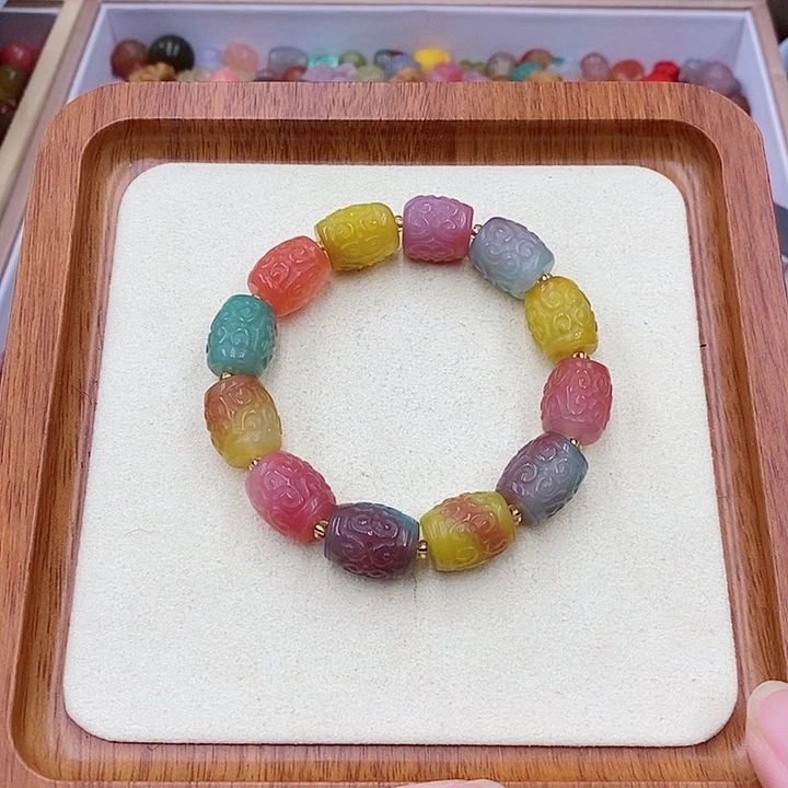 玛瑙未镶嵌手饰手串006