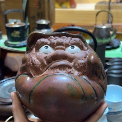 蜜安罐瓷香炉锡茶则