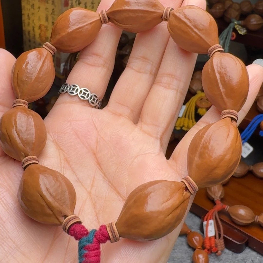 手串橄榄核19/29老核哑光 梅林铁核