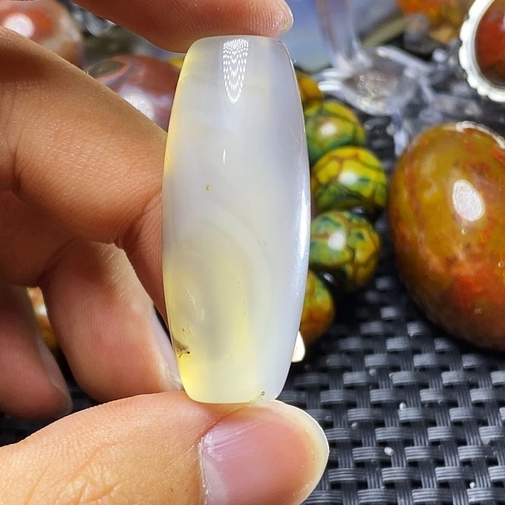 挣***猬玛瑙/玉髓未镶嵌颈饰