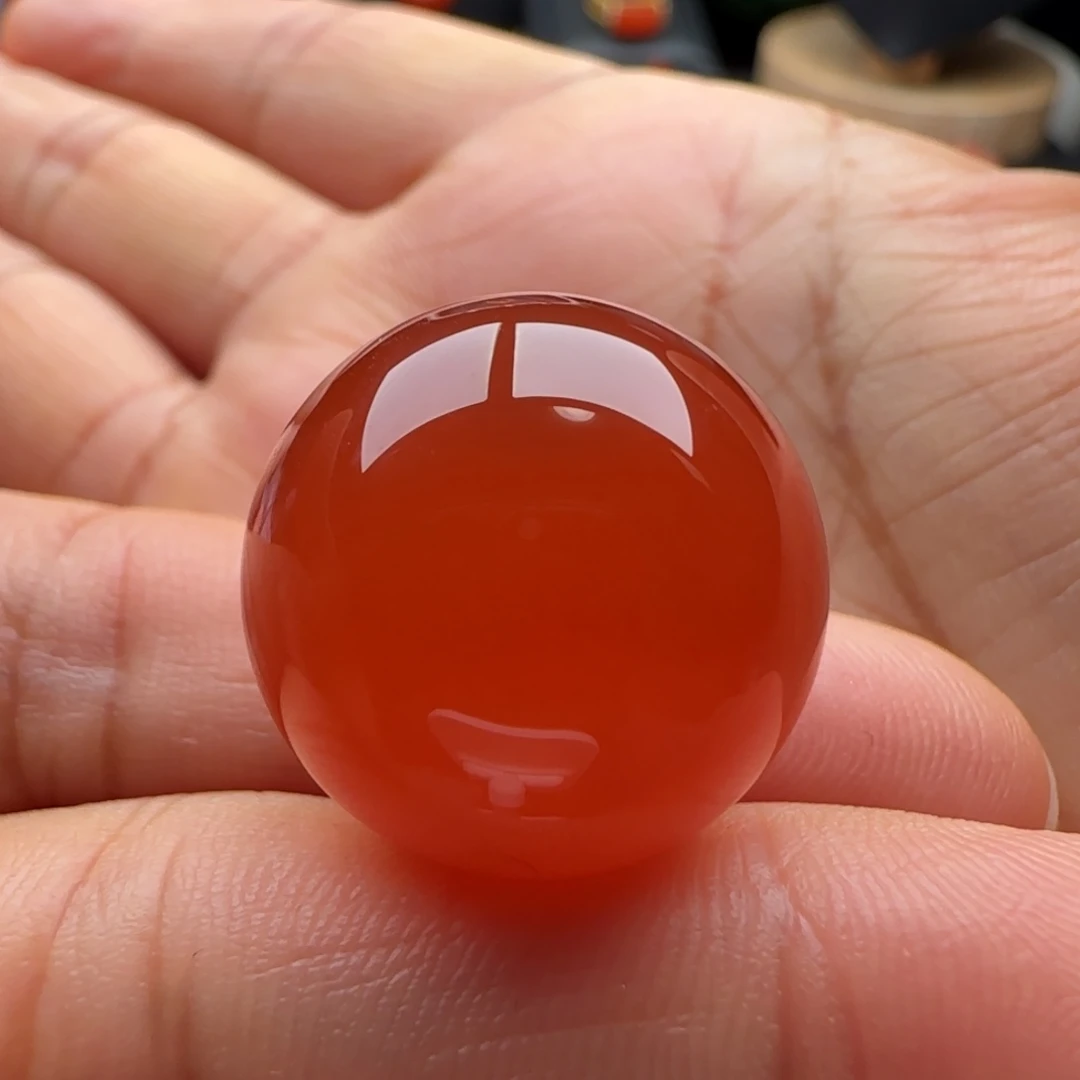 南红玛瑙未镶嵌圆珠20.3