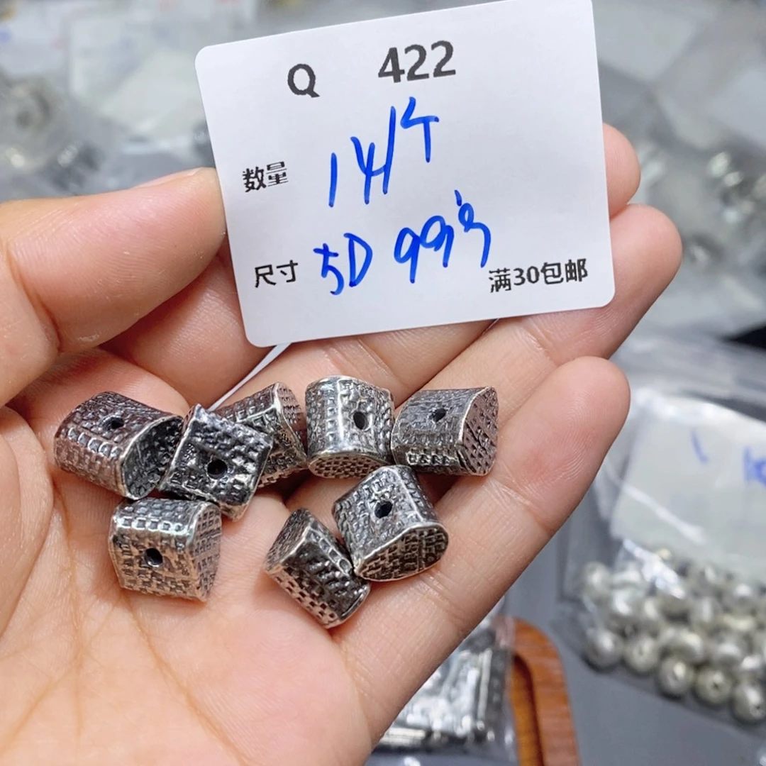 水晶珠宝半成品银S925镶嵌Q422