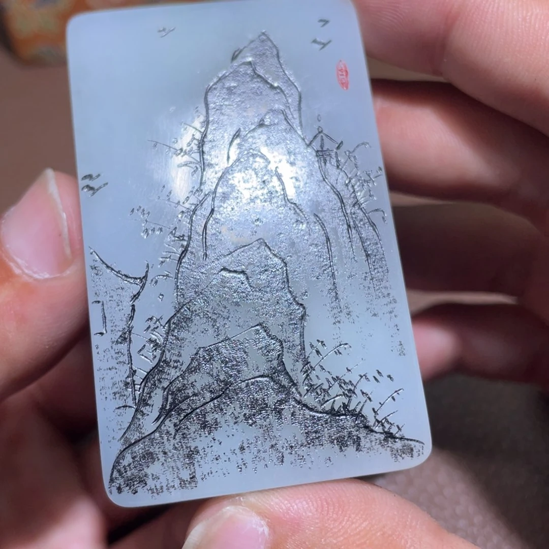 和田玉未镶嵌颈饰d2