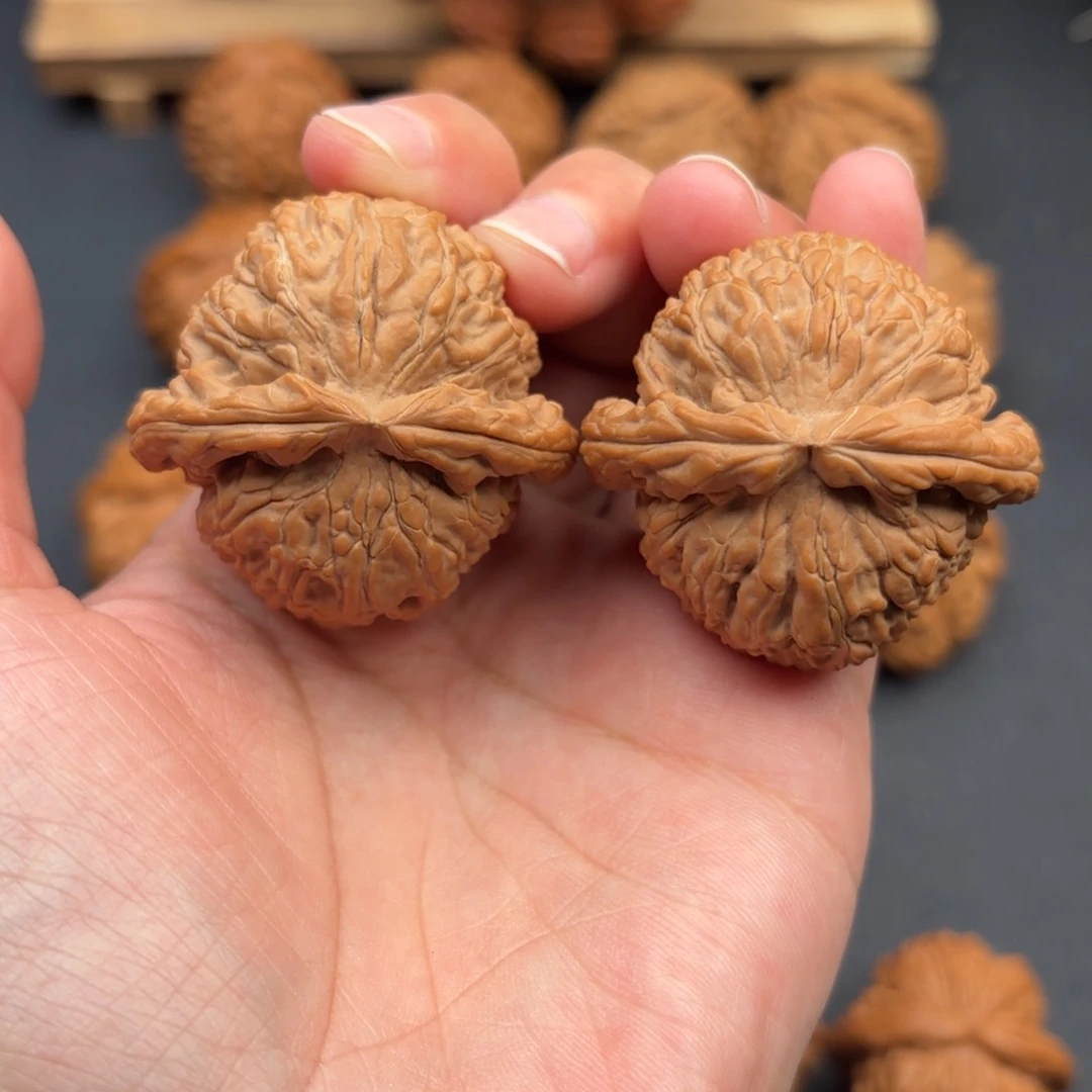 文玩核桃把件球白44